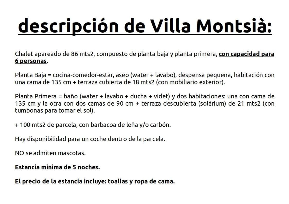 Villa Montsia Sant Carlos de la Ràpita 외부 사진